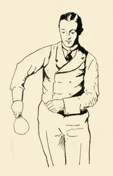Service revers de la main droite, 1902