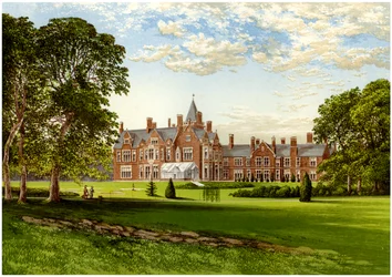 Bagshot Park, Surrey, maison du duc de Connaught, c1880
