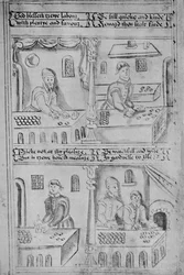 Boulangers au travail MS. Add. 34, 605, 1903