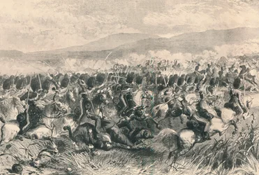 Balaclava, 25 octobre 1854. La charge des Scots Greys, 1884