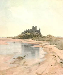 Château de Bamborough, 1891, vers 1900
