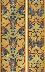 Bandes, côté des arches, Cour des Lions, 1907