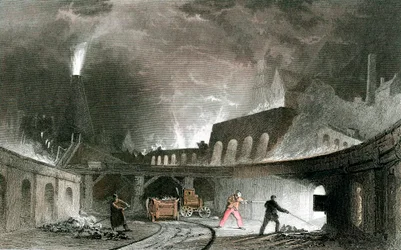 Banque de Fours, Lymington Iron Works, Tyneside, Angleterre, 1835