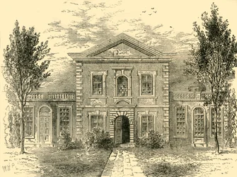 Barber-Surgeons Hall 1800, vers 1872