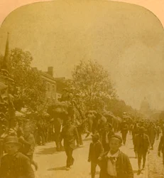 Parade de Barnum, Penn. Ave. Washington D.C., fin 19ème-début 20ème siècle