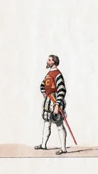 Baron, conception de costume pour la pièce de Shakespeare, Henry VIII