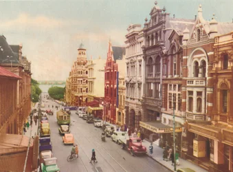 Rue de la Caserne, vers 1947
