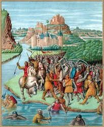Bataille entre Bacchides et Jonathan, Révolte des Maccabées, 160 av. J.-C., 19ème siècle