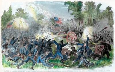 Bataille de Bakers Creek, Mississippi, Guerre de Sécession américaine, 16 mai 1863