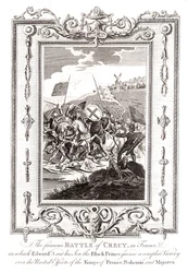 Bataille de Crécy en France, 1346
