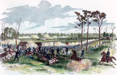 Bataille de Shiloh, Tennessee, Guerre de Sécession américaine, 6 avril 1862