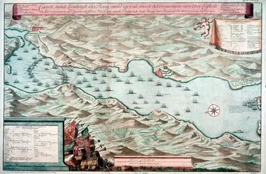 Bataille de la baie de Vigo, Espagne, 12 octobre 1702
