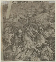 Bataille du Pont Milvius fragment verso