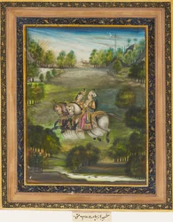 Baz Bahadur et Rupmati, vers 1820