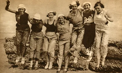 Pyjamas de plage, 1930, 1933