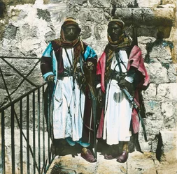 Chefs bédouins, Jéricho, vers 1910