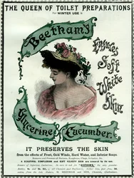 Crème de glycérine et de concombre de Beetham, XIXe siècle