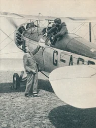 Avant le premier vol au-dessus du mont Everest, 1933