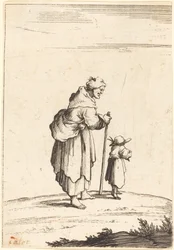 Mendiante et enfant