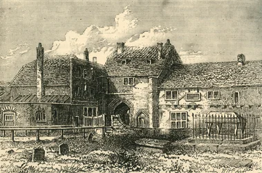 Abbaye de Bermondsey, 1790, c1878