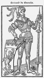 Bertrand du Guesclin, extrait du Livre des faits de messire Bertrand du Guesclin, 1487