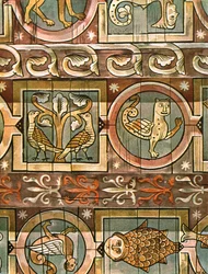 Plafond bestiaire, Metz, France, 1928