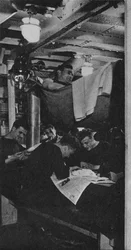 Entre les balayages, 1943