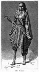 Femme Bhil, 1886