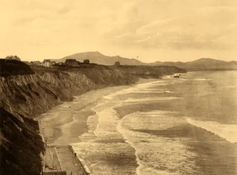 Biarritz - La Côte des Basques, vers 1930