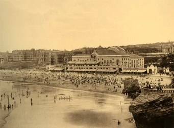 Biarritz - Le Casino Municipal et la Grande Plage