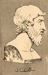 Bias, mort en 530 av. J.-C., 1830