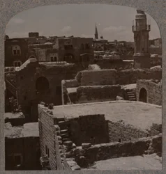 Vue aérienne de Lydda, vers 1900