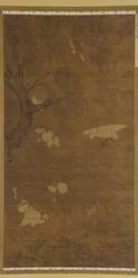 Oiseaux, saule et fleurs, dynastie Ming, 15ème-16ème siècle
