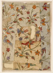 Oiseaux et fleurs, 17e siècle