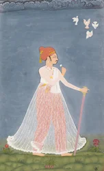 Bishen Singh en jeune homme, ca. 1780