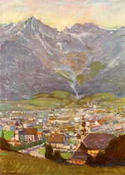 Vue de Bergisel sur Innsbruck, c1929