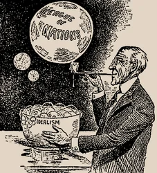 Bulles de savon. Woodrow Wilson et la Société des Nations, 1919.