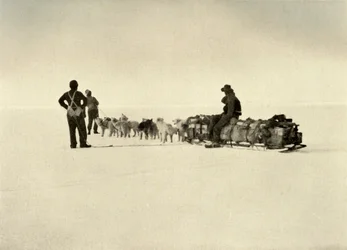 Bluff Depot Party sur la barrière, vers 1908, 1909