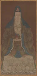 Bodhisattva Avalokiteshvara Guanyin avec vase et branche de saule