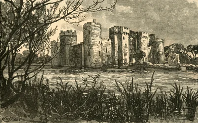 Château de Bodiam, 1898