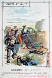 Bombardement de Blagoveshchensk, Russie, Rébellion des Boxers, 15 juillet 1900