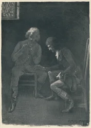 Bonaparte engageant sa montre, 1792, 1896