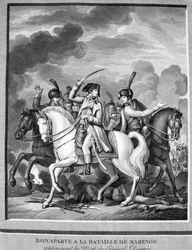 Bonaparte à la bataille de Marengo, 14 juin 1800