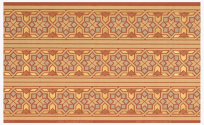 Bordure, mauresque, 1875-1906