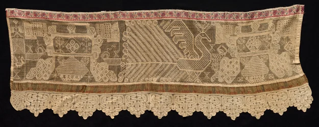 Bordure à motif de paon, XVIIIe-XIXe siècle