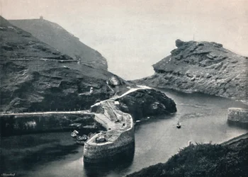 Boscastle - Vue du port, 1895