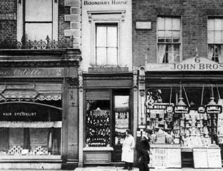Boundary House, Notting Hill Gate, Londres, 1926-1927