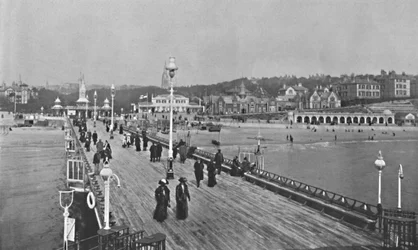 Jetée de Bournemouth, vers 1910