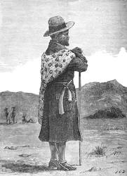 Bovane, le Commandant en Chef Swazi, vers 1880