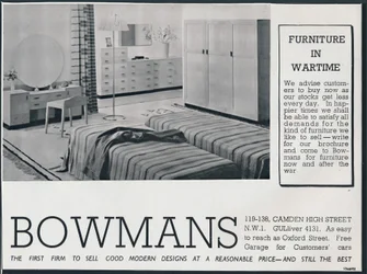 Publicité Bowmans, 1942